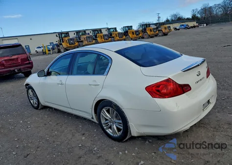 2011 Infiniti G25 Base z USA, uszkodzony, nr VIN JN1DV6AP0BM830946